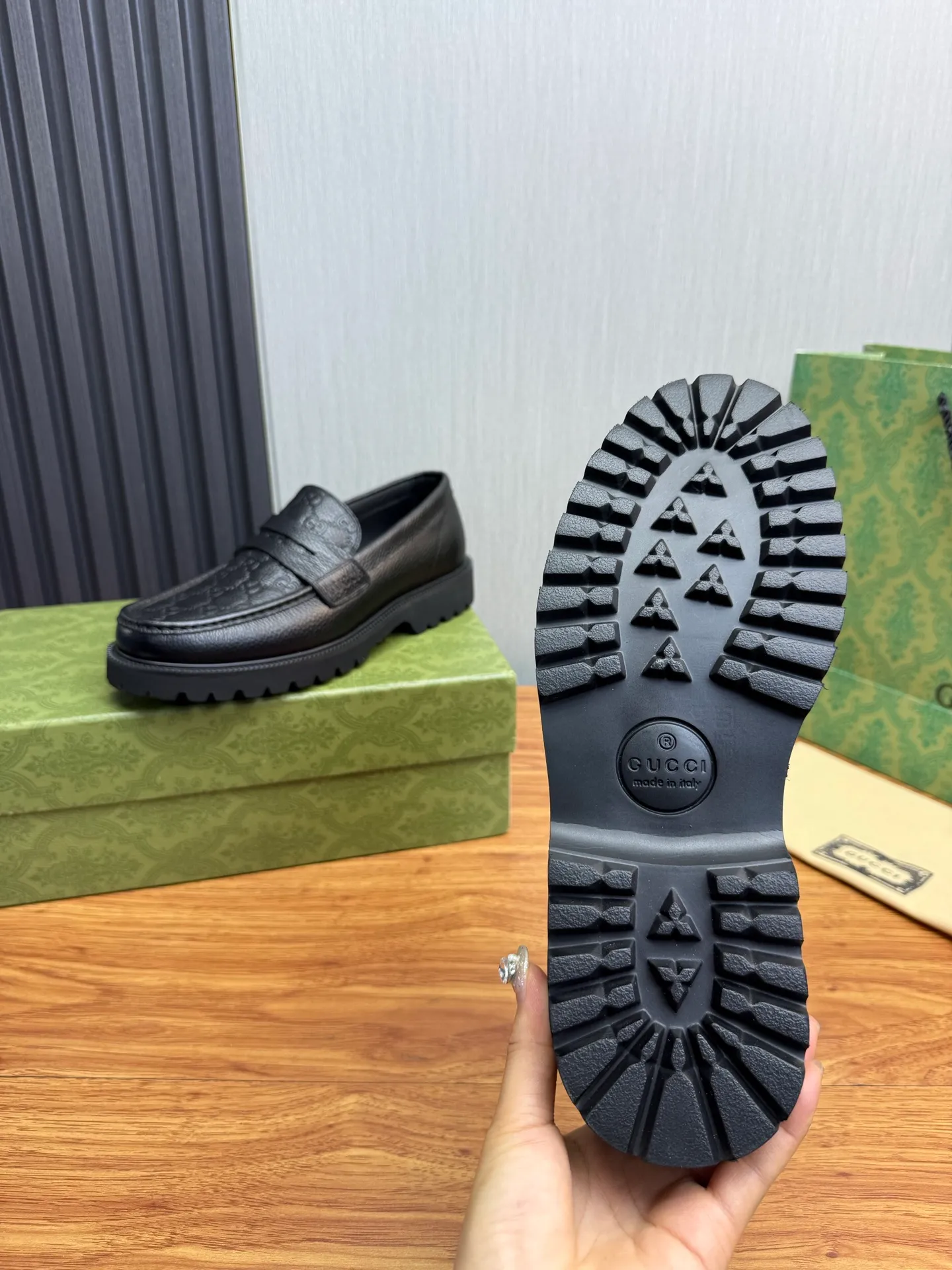 Factory price 580💰 GUCCI. Gucci men's business casual leather shoes, luxurious and noble👞All imported original brand leather materials, just to create a more comfortable wearing experience, upper: original cowhide. Frosted cowhide➕Imported full cowhide, original outsole✔️16-45 (45 non-refundable)